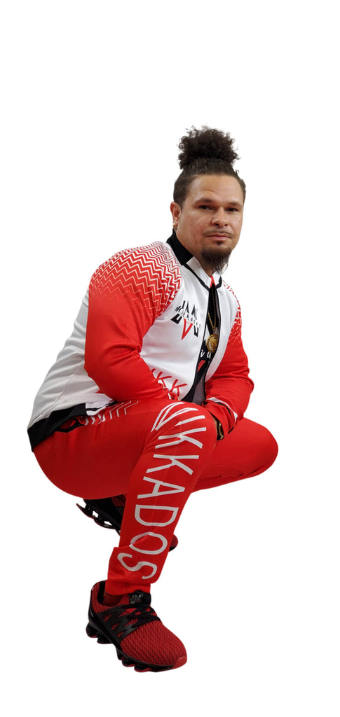MIKKADOS RED "FLAME" TRACKSUIT
