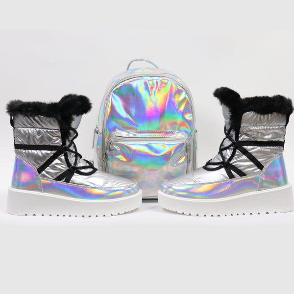 CELENA HOLOGRAPHIC BOOTS